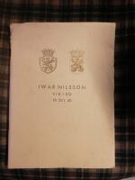 Iwar Nilsson - Vik i Bo - 19-22/1 -40 - Bibliografi 