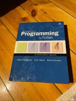 Introduction to programming in Python - an interdisciplinary approach