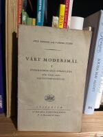 V&aring;rt modersm&aring;l I - &Ouml;vningsbok och spr&aring;kl&auml;ra f&ouml;r folk- och forts&auml;ttningsskolor