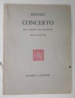 Mozart Concerto for clarinet and orchestra 
