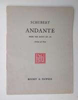 Schubert Andante from the octet op.166, clarinet and piano