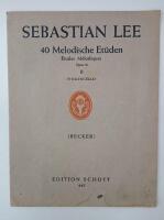 Tv&aring; noth&auml;ften f&ouml;r &ouml;vning violoncello, cello, Sebastian Lee