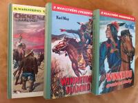 Bokpaket Winnetous h&auml;md/ Winnetous apachernas h&ouml;vding/ &Ouml;nens ande