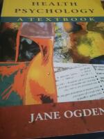 Health psychology : a textbook