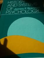 History and systems of psychology