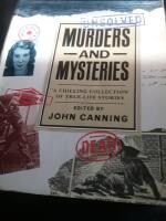 Murders and mysteries