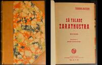 S&aring; talade Zarathustra