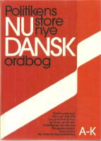 Politikens store nye nudansk ordbog