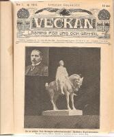 Veckan. L&auml;sning f&ouml;r ung och gammal. 1911. &Aring;ttonde &aring;rg&aring;ngen.