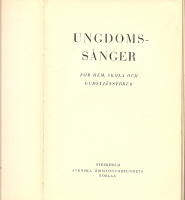 Ungdomss&aring;nger f&ouml;r hem, skola och gudstj&auml;nstbruk.