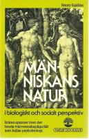 M&auml;nniskans natur - i biologiskt och socialt perspektiv