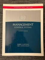Management Control Systems