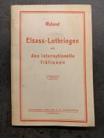 Elsass-Lothringen och den internationella fiktionen