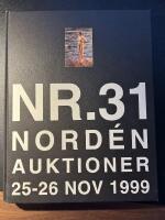 Nr. 31 Nord&eacute;n auktioner 25-26 nov 1999