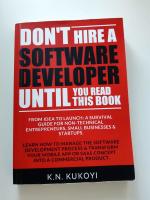 Don't hire a software develper until you read this book