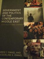 Government and politics of the contemporary Middle East [Elektronisk resurs] : continuity and change