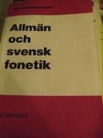 Allm&auml;n och svensk fonetik
