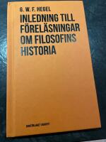 Inledning till f&ouml;rel&auml;sningar om filosofins historia