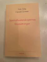 Samh&auml;llsvetenskapernas f&ouml;ruts&auml;ttningar