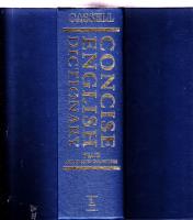 Cassell concise English dictionary