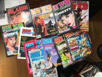 Modesty Blaise-samling s&auml;ljes. X9 bara med Modesty, X9 Specialalbum, Agent, Special Comics  mm