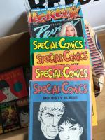 Modesty Blaise-samling s&auml;ljes. X9 bara med Modesty, X9 Specialalbum, Agent, Special Comics  mm