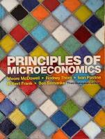Principles of microeconomics