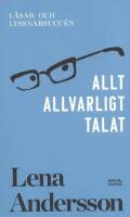 Allt allvarligt talat