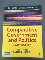 Comparative government and politics