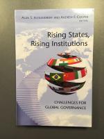 Rising states, rising institutions : challenges for global governance