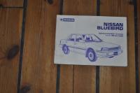 Instruktionsbok Nissan Bluebird T12 1988