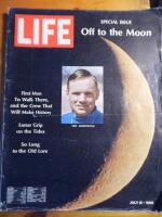 LIFE - The moon close up -  July 21 1969