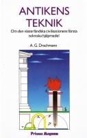 Antikens teknik : om den v&auml;sterl&auml;ndska civilisationens f&ouml;rsta tekniska hj&auml;lpmedel