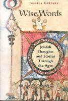 Wise words - Jewish thoughts and stories through the ages