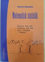 Matematisk statistik