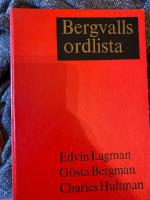 Bergvalls ordlista f&ouml;r grundskolan