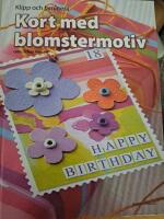 Kort med blomstermotiv