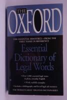 The Oxford Essential Dictionary of Legal Word