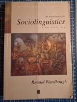 An introduction to sociolinguistics