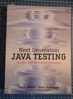 Next generation Java testing - testNG and advanced concepts