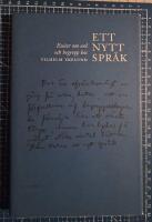 Ett nytt spr&aring;k : ess&auml;er om ord och begrepp hos Vilhelm Ekelund