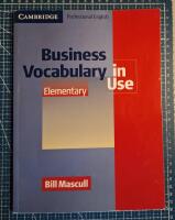  Business Vocabulary in Use Elementary