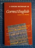 A concise dictionary of correct English