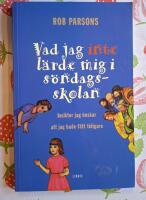 Vad jag INTE l&auml;rde mig i s&ouml;ndagsskolan