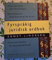 Fyrspråkig juridisk ordbok - International Law Dictionary