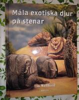 M&aring;la exotiska djur p&aring; stenar