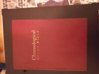 Chronological study bible