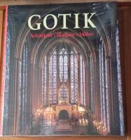 Gotik-Arkitektur, skulptur, m&aring;leri