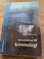 Introduktion till kriminologi