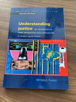 Understanding Justice: An introduction to ideas, perspectives and controversies in modern penal theory